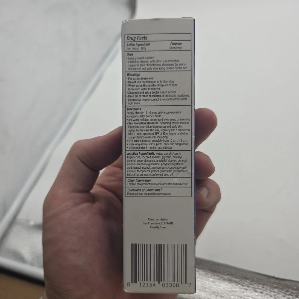 Native sunscreen fragrance